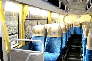 Bus Yutong ZK6129H con capacidad máxima para 45 pasajeros