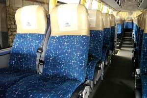 Bus Yutong ZK6119HA con capacidad máxima para 43 pasajeros