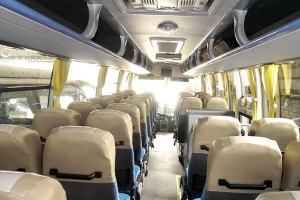 Bus Yutong ZK6119HA con capacidad máxima para 43 pasajeros